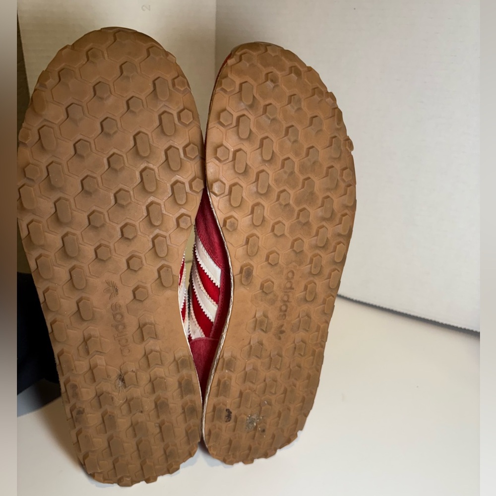 adidas Red and White Athletic Shoes - Picture 2 of 11